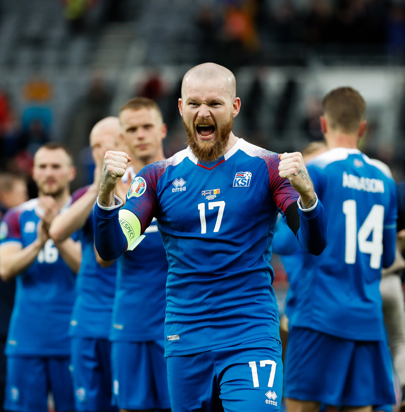 Myndaveisla frá sigri Íslands á Moldóvu í dag