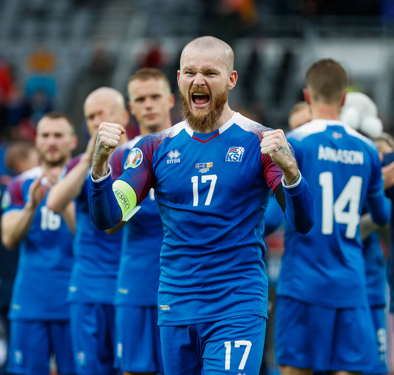 Myndaveisla frá sigri Íslands á Moldóvu í dag