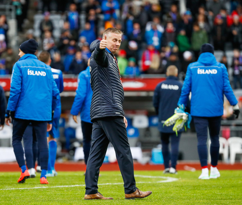 Myndaveisla frá sigri Íslands á Moldóvu í dag