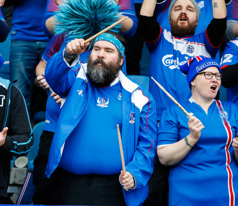 Myndaveisla frá sigri Íslands á Moldóvu í dag
