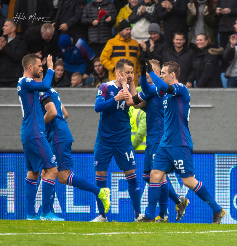 Jón Daði Böðvarsson var meðal markaskorara gegn Moldóvu þegar Ísland vann síðast þrjá leiki í röð.