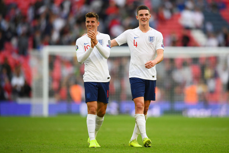 Mason Mount og Declan Rice eru æskuvinir