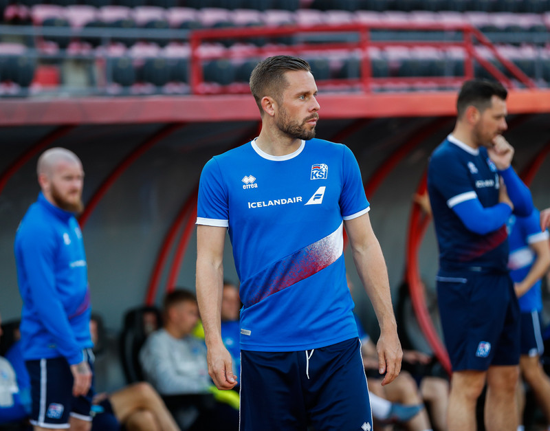 Myndaveisla frá æfingu Íslands í Elbasan í Albaníu