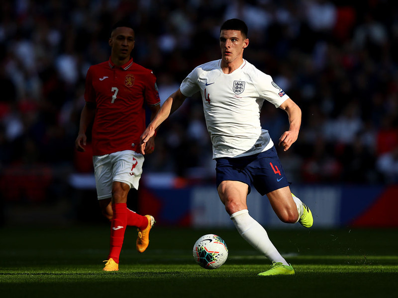 Declan Rice á afmæli í dag.