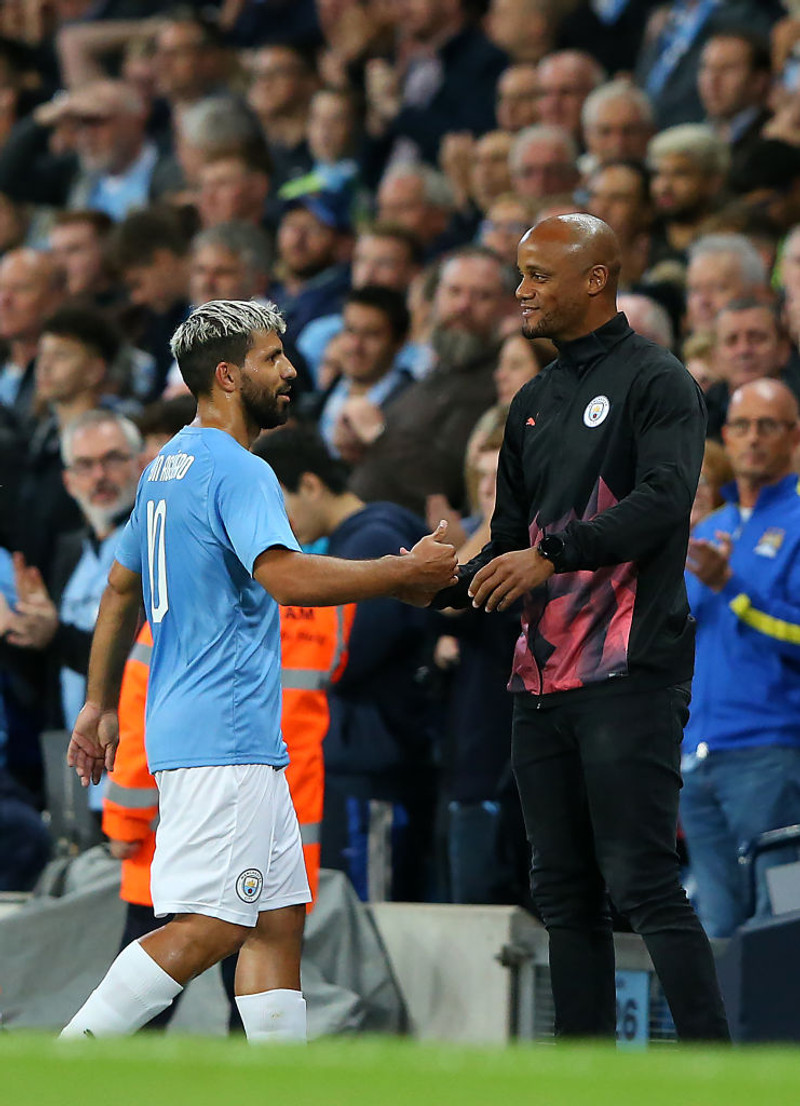 Sergio Aguero var með