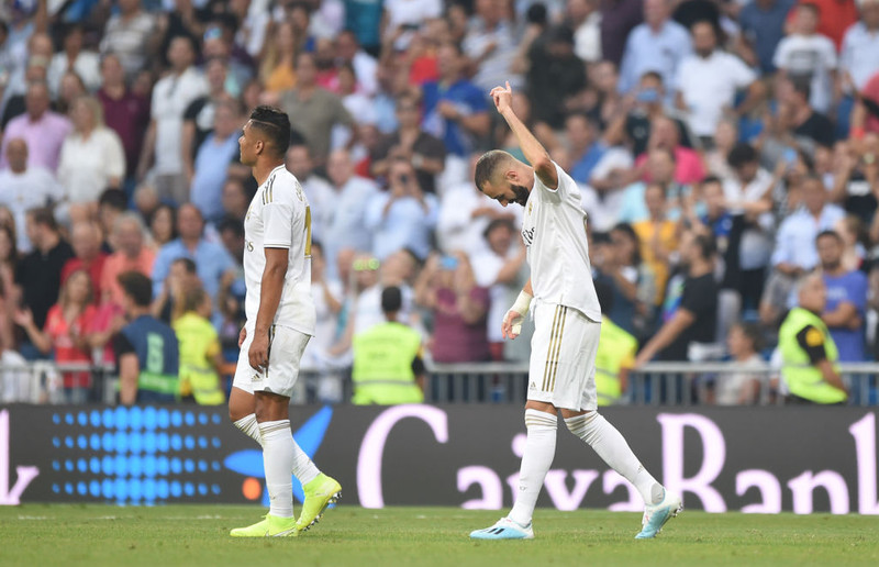 Karim Benzema er kominn með fjögur mörk í fjórum fyrstu leikjum tímabilsins.