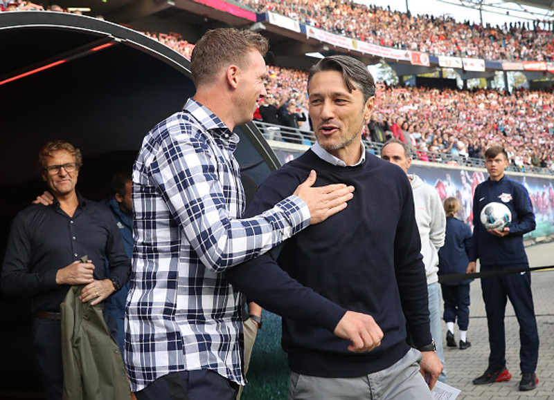 Tekur Nagelsmann (til vinstri) við Tottenham?
