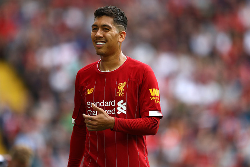 Firmino er frammi hjá Liverpool.