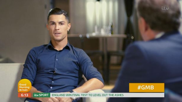 Cristiano Ronaldo í viðtalinu.