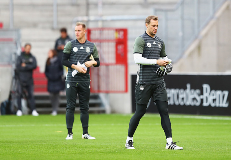 Neuer og Ter Stegen berjast um markvarðarstöðuna hjá Þýskalandi.