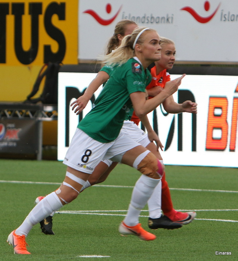 Uppalin hjá Hetti, fór næst á Selfoss og svo til Breiðabliks áður en hún hélt erlendis í atvinnumennsku.