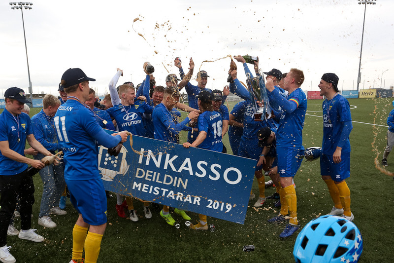 Grótta vann Inkasso-deildina.