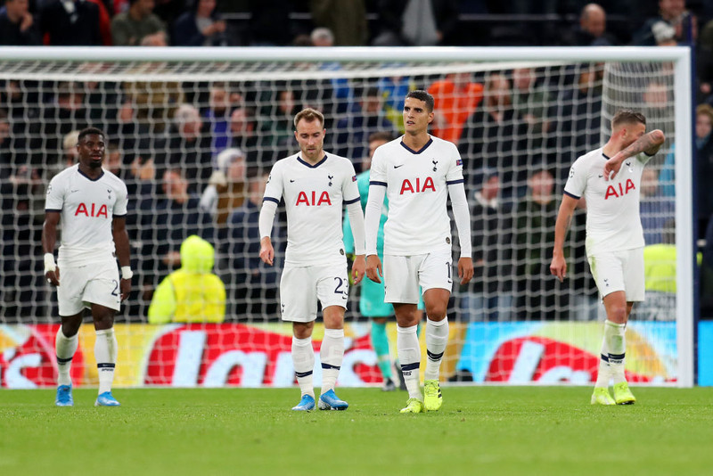 Tottenham menn fúlir eftir tap fyrr á leiktíðinni.