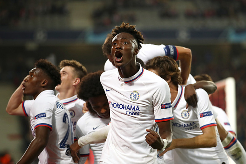 Tammy Abraham í leik með Chelsea