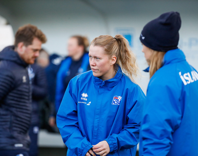 Myndaveisla: Ísland æfði á Ólympíuleikvangnum í Liepaja