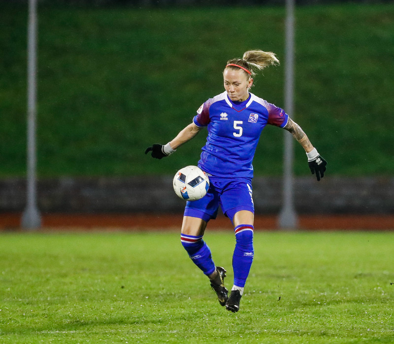 Myndaveisla frá stórsigri Íslands í Lettlandi í kvöld