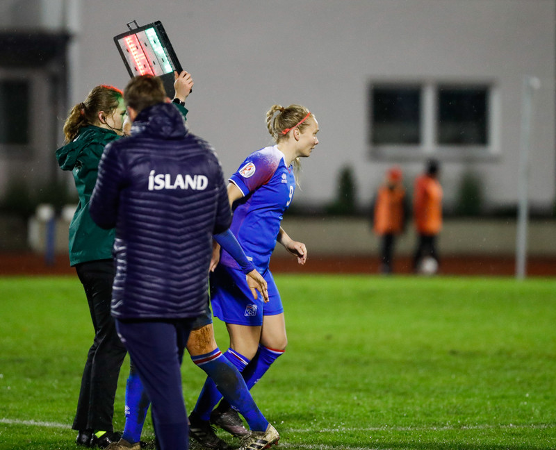 Myndaveisla frá stórsigri Íslands í Lettlandi í kvöld