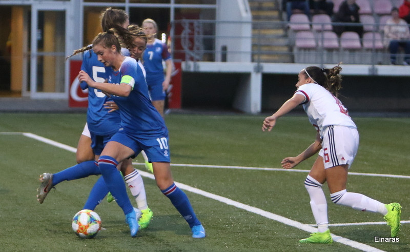 Myndaveisla: U19 laut í lægra haldi fyrir þeim spænsku