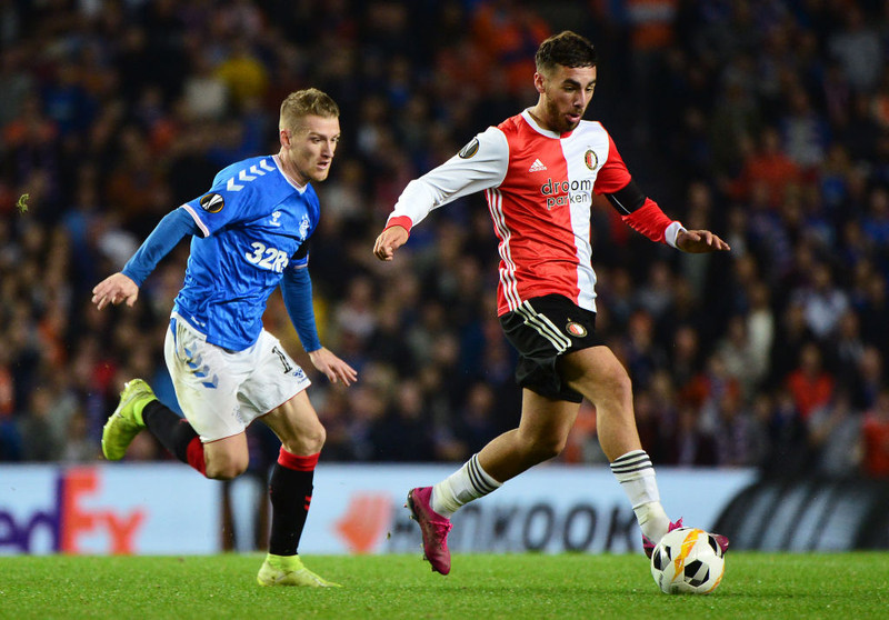 Orkun Kökcu í leik með Feyenoord.