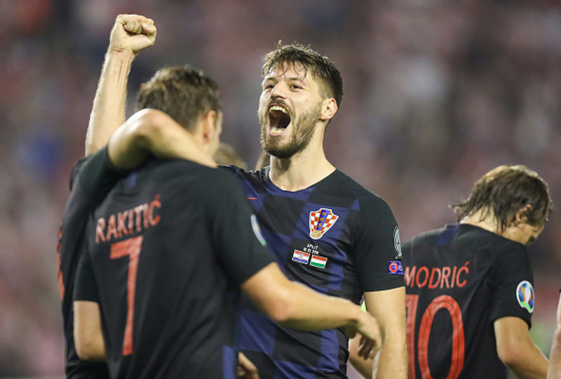 Bruno Petkovic átti góðan leik fyrir Króata.