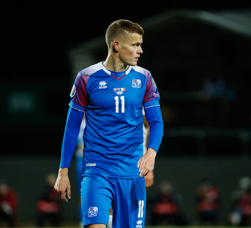 Alfreð Finnbogason hefur leikið 57 landsleiki fyrir Ísland.
