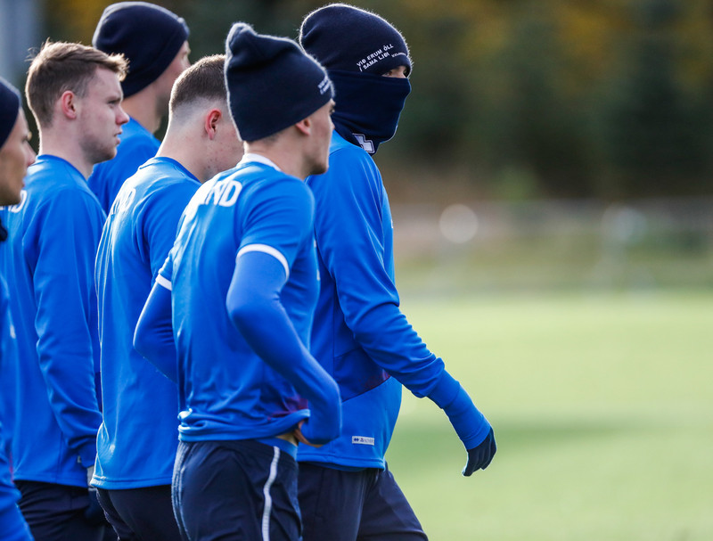 Myndaveisla: U21 æfði á Víkingsvelli í gær