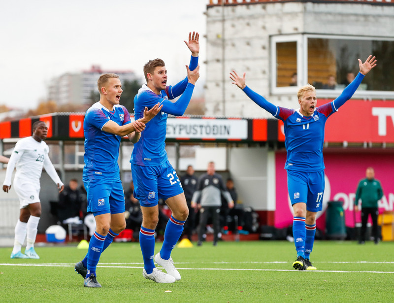 Myndaveisla: U21 vann Íra