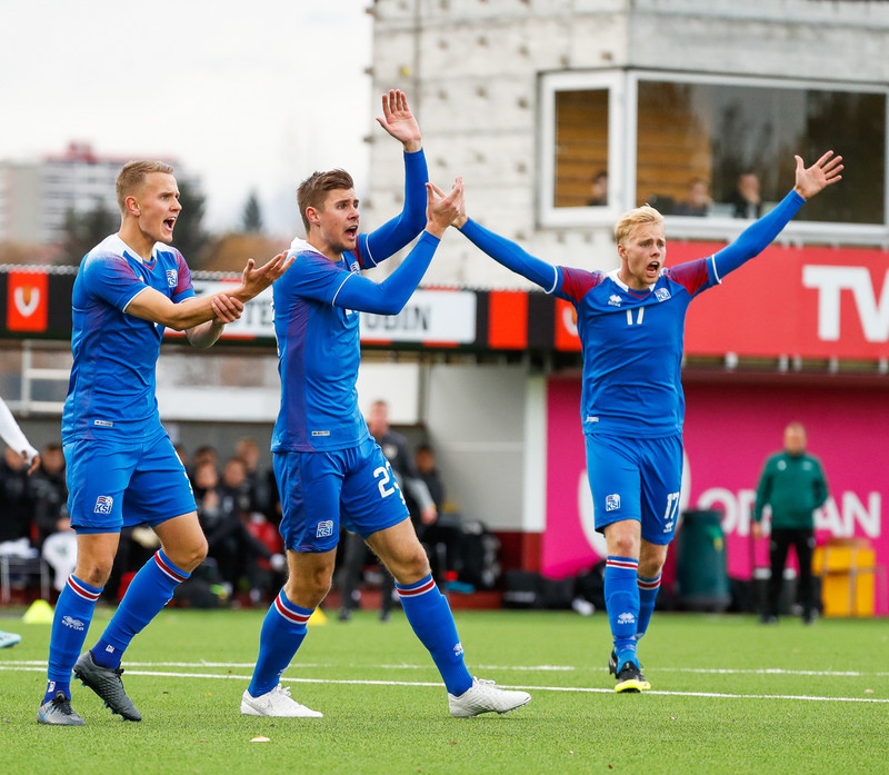 Myndaveisla: U21 vann Íra
