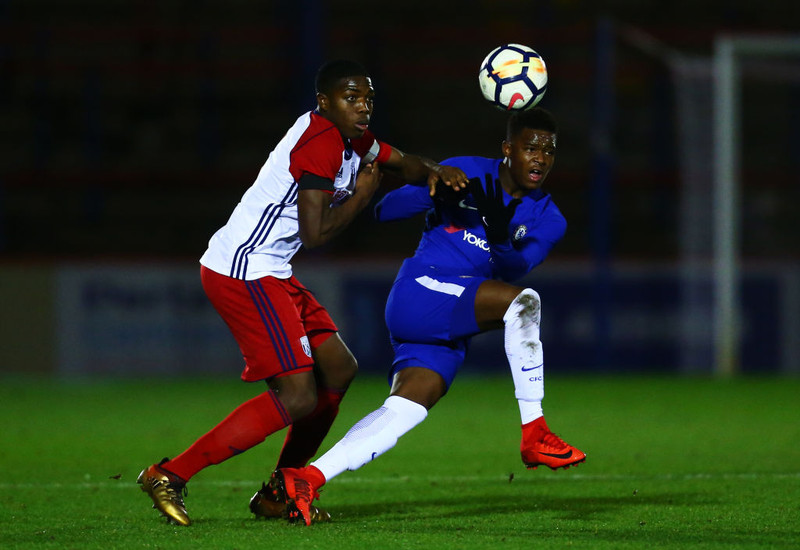 Nathan Ferguson í leik með varaliði WBA