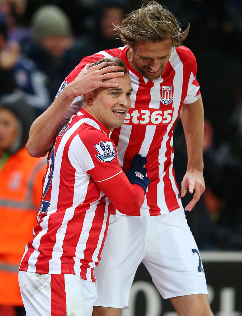 Crouch: Vorum ekki sáttir með vinnuframlag Shaqiri