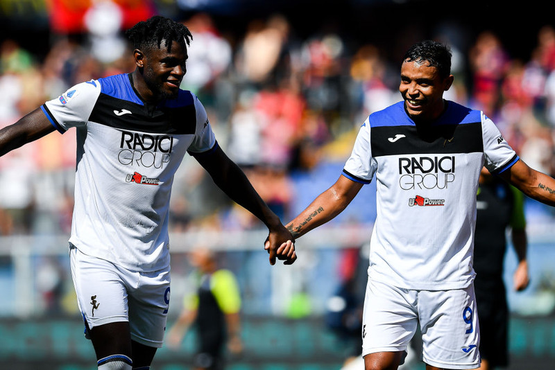 Duvan Zapata og Luis Muriel.