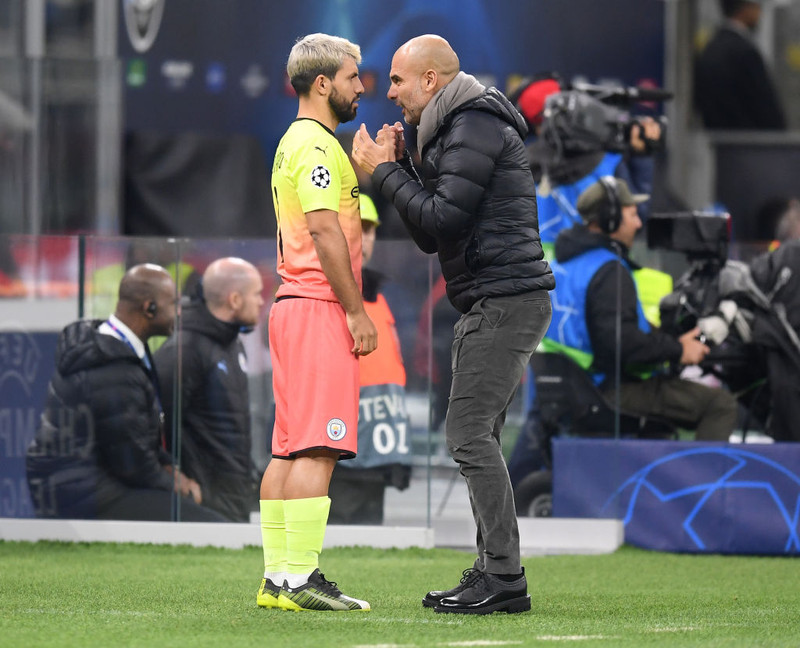 Pep Guardiola, stjóri City.