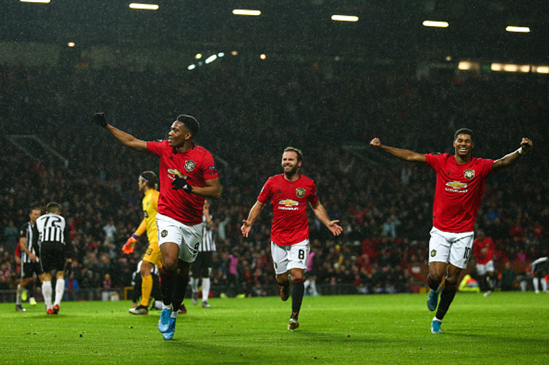 Man Utd á skriði í Evrópudeildinni