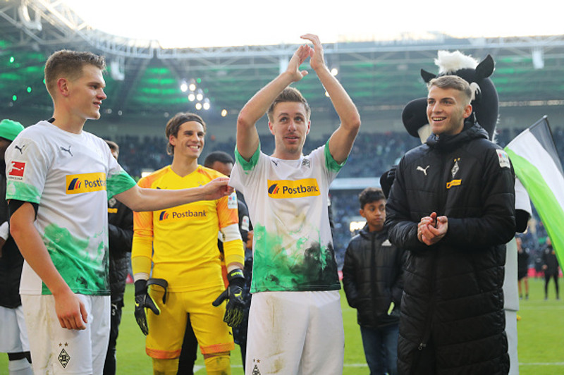 Klukkan slær gleði hjá Gladbach.