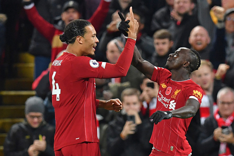 Liverpool lagði Manchester City í gær.