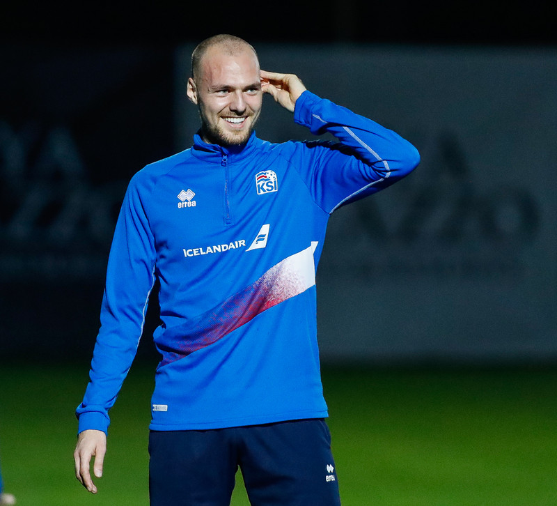 Aron Elís Þrándarson.