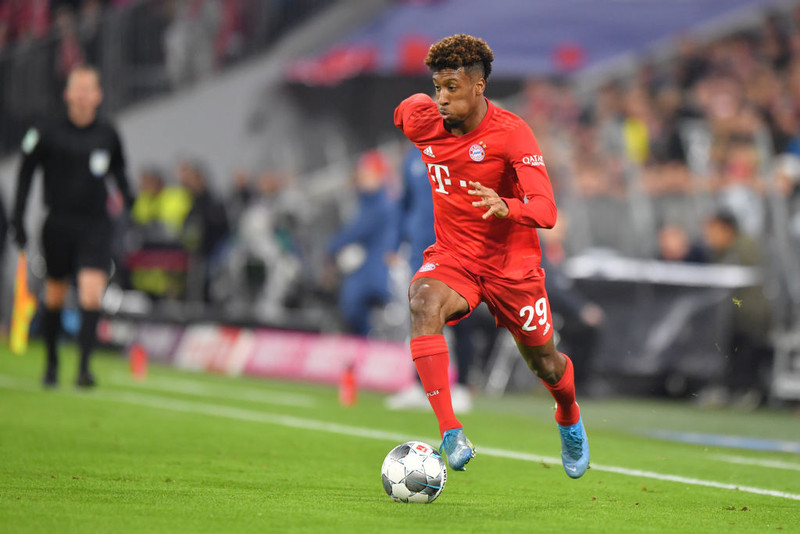Kingsley Coman í leik með Bayern á tímabilinu