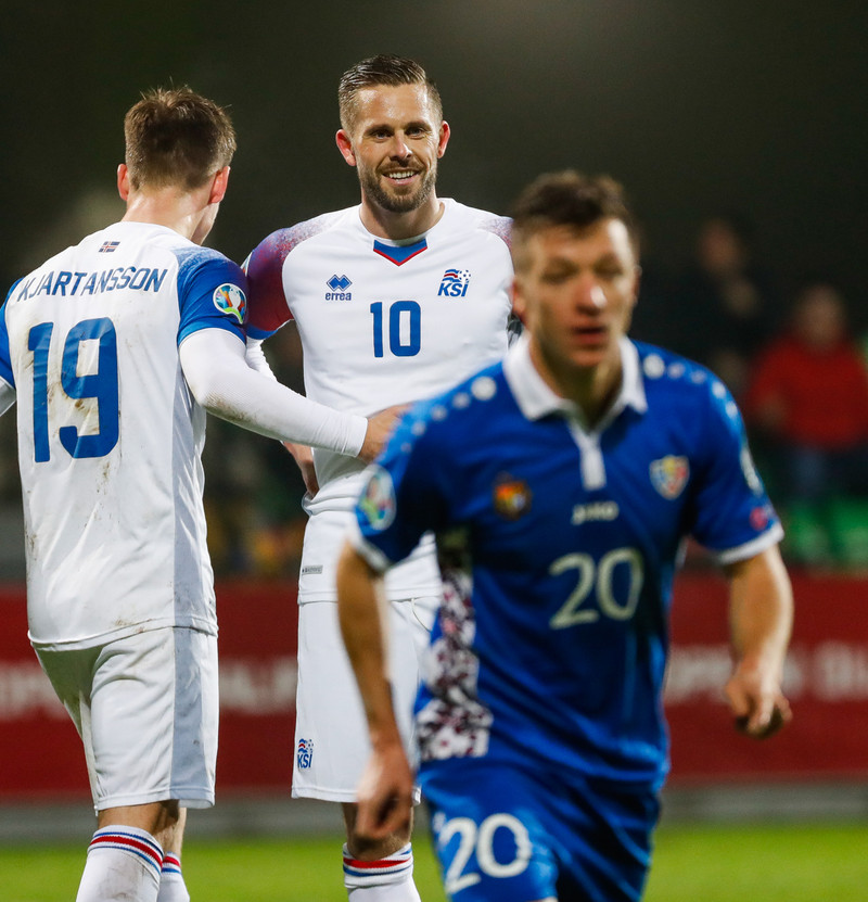 Myndaveisla: Ísland vann Moldóvu í Kisínev