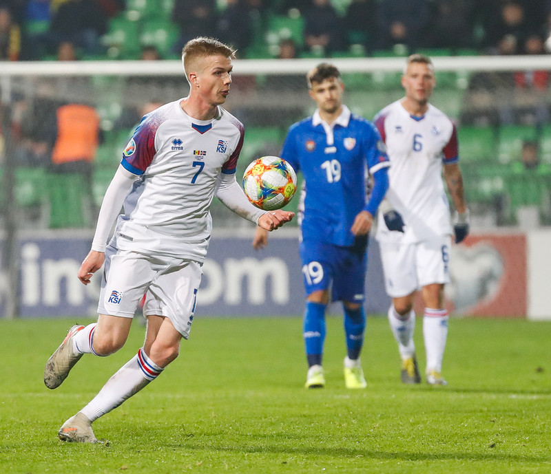 Myndaveisla: Ísland vann Moldóvu í Kisínev