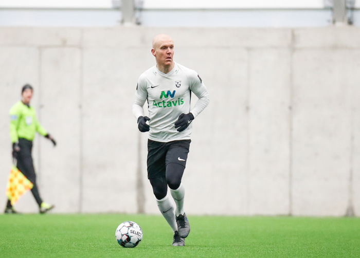 Emil í leik með FH á undirbúningstímabilinu.