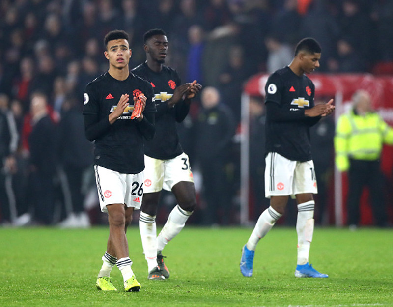 Sjáðu mörkin sex úr leik Sheffield United og Man Utd