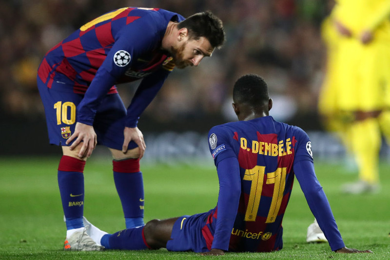 Dembele frá fram í febrúar - Meiddur í sjötta sinn á árinu