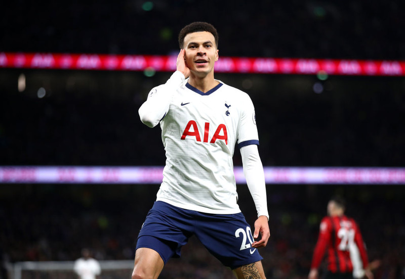 Dele Alli, miðjumaður Tottenham og enska landsliðsins.