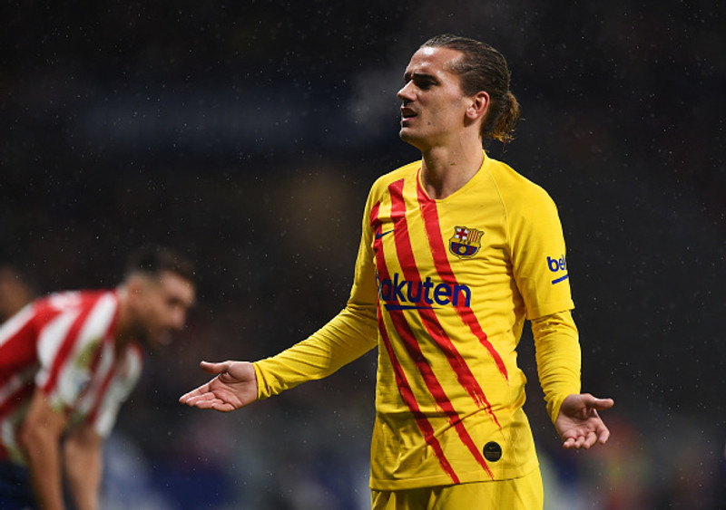 Spænski bikarinn: Flautumark Griezmann bjargaði Barca á Ibiza