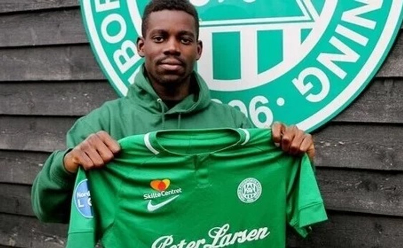 Bernio Verhagen þegar hann var kynntur hjá Viborg.