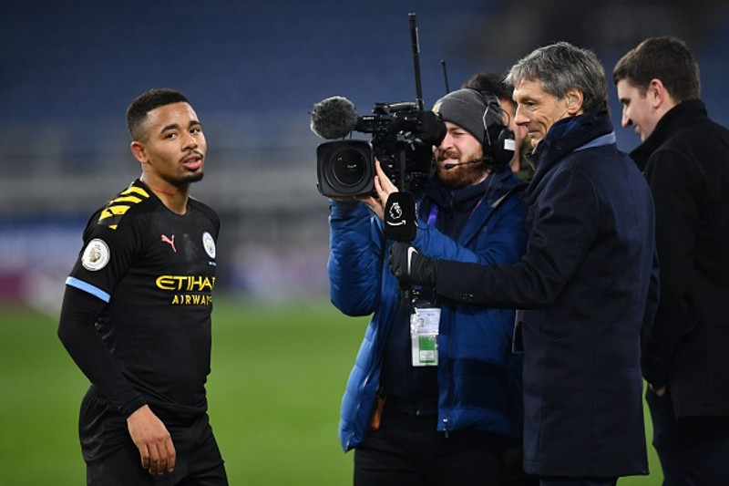 Gabriel Jesus gerði tvö mörk.