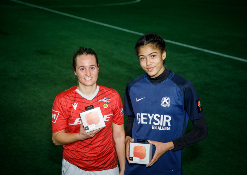 Fanndís Friðriksdóttir og Sveindís voru valdar bestar í leik Vals og Keflavíkur.