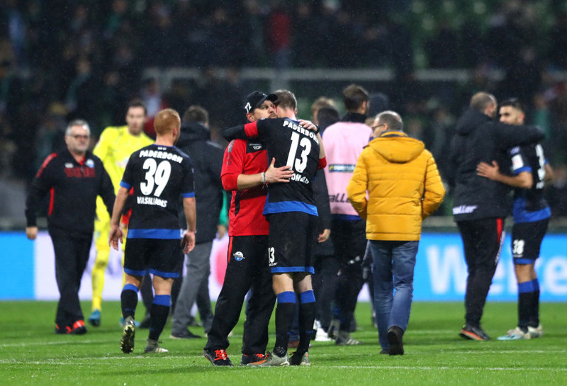 Paderborn vann óvæntan sigur.