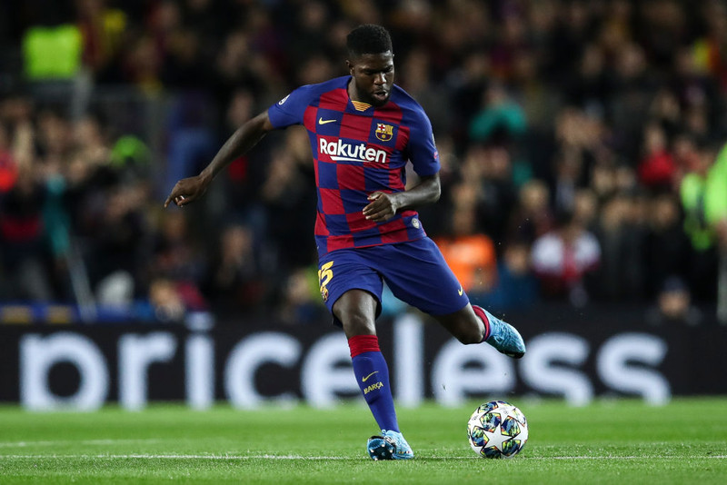 Umtiti í leik gegn Dortmund í Meistaradeildinni.