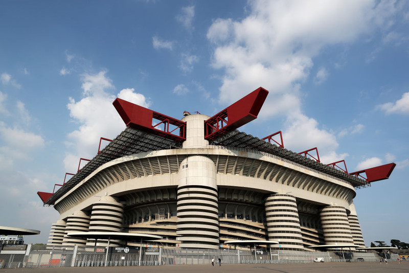 San Siro leikvangurinn í Mílanó.